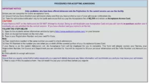 How To Accept Auchi Polytechnic Admission On School Portal